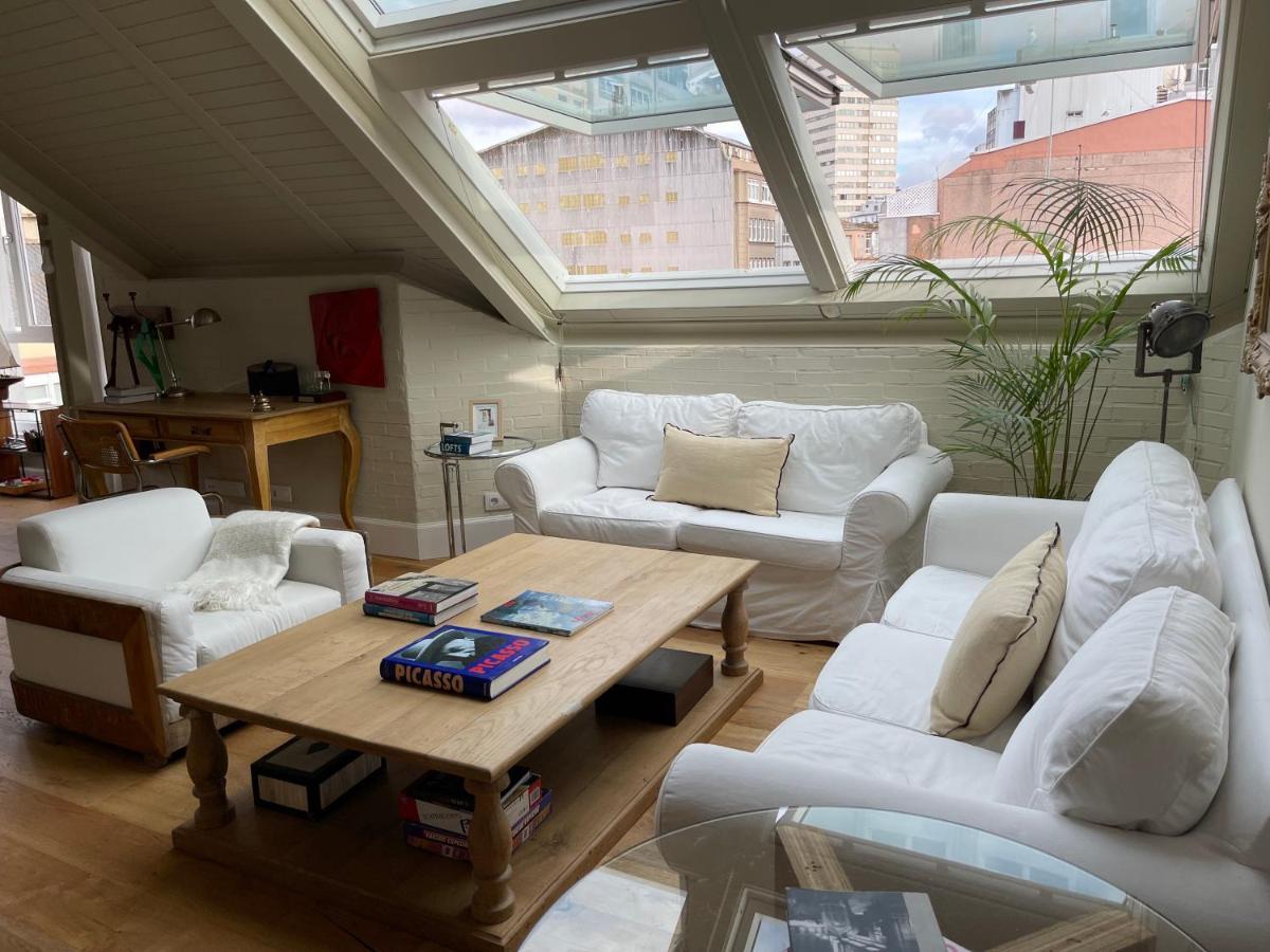 Espectacular Apartamento En El Centro De La Ciudad A Coruna Ngoại thất bức ảnh