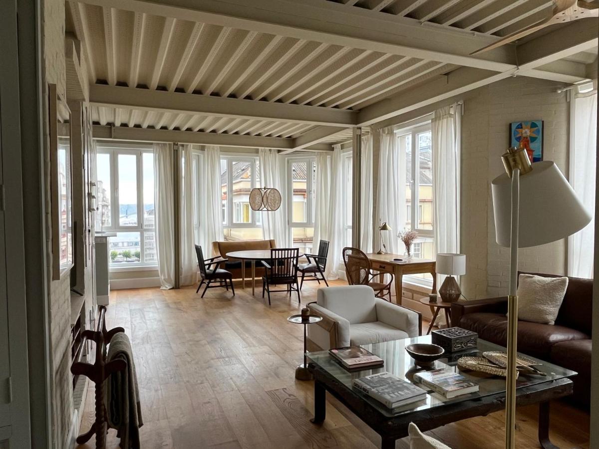 Espectacular Apartamento En El Centro De La Ciudad A Coruna Ngoại thất bức ảnh