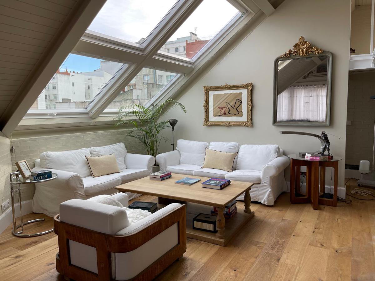 Espectacular Apartamento En El Centro De La Ciudad A Coruna Ngoại thất bức ảnh