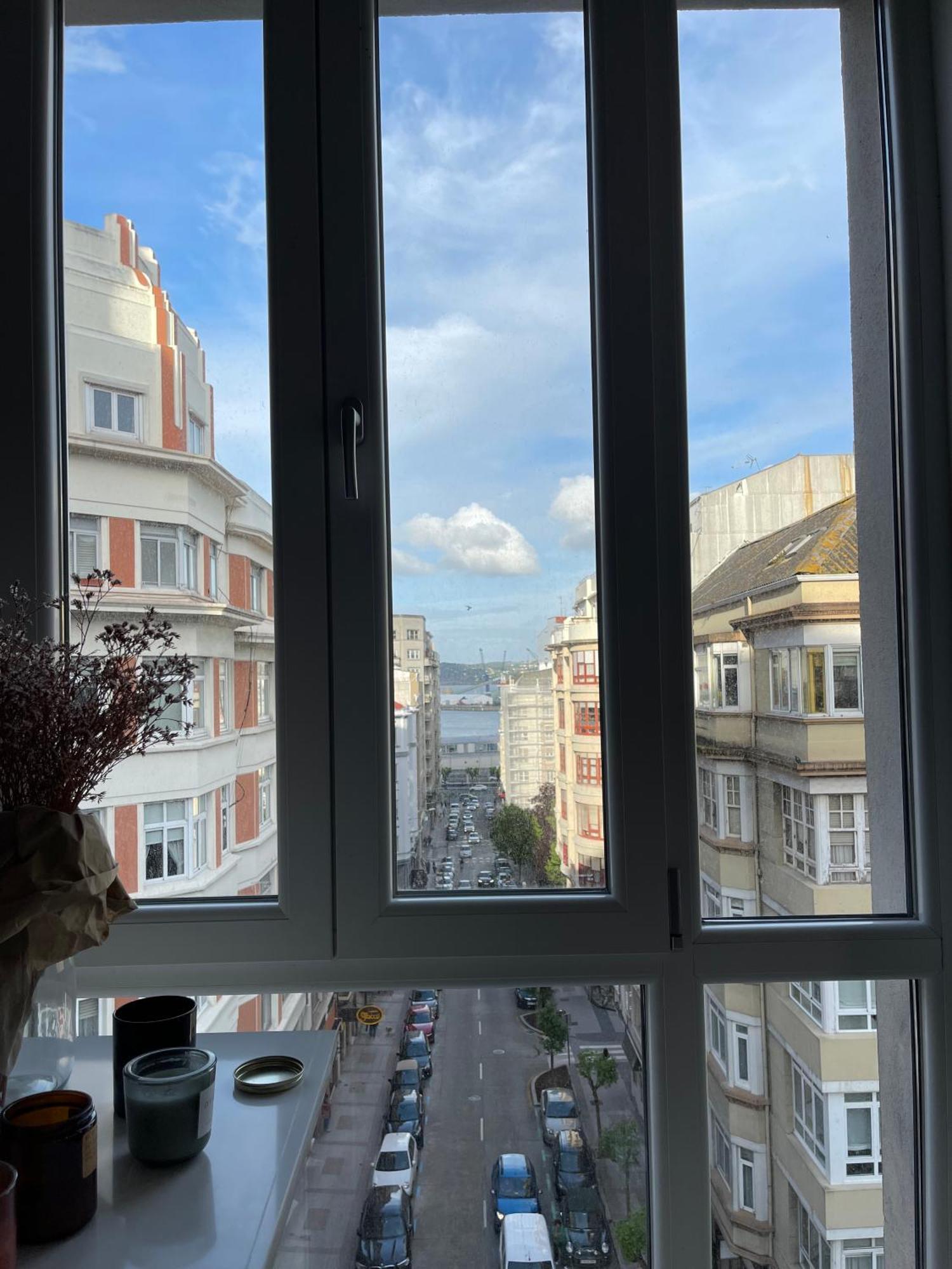 Espectacular Apartamento En El Centro De La Ciudad A Coruna Ngoại thất bức ảnh